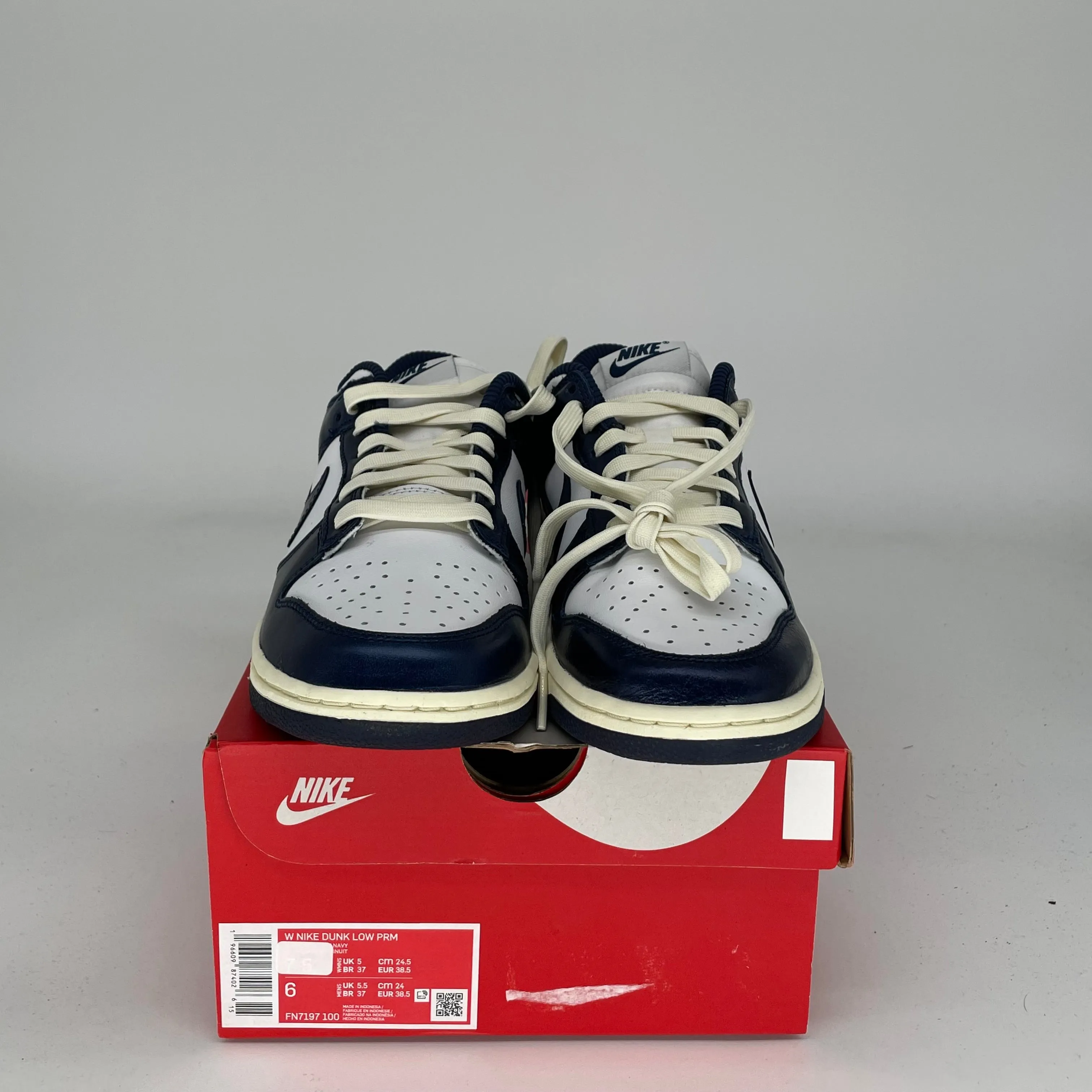 NIKE DUNK LOW VINTAGE NAVY W GRÖSSE 6/7.5W FN7197-100