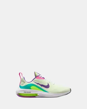 Nike Kinder Schuhe Air Zoom Arcadia 2 SE Grundschule Weiß/Lila Kosmos/Blaugrün/Neongrün