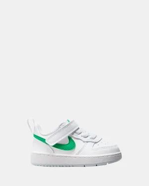 Nike Kinder Schuhe Court Borough Low Recraft Kleinkind Weiß/Stadion Grün/Grau