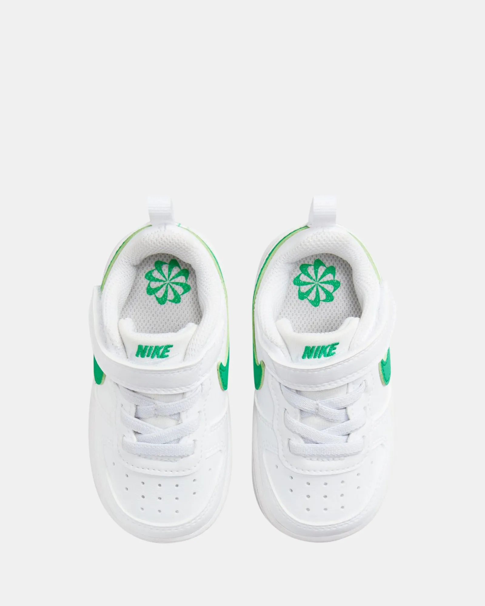 Nike Kinder Schuhe Court Borough Low Recraft Kleinkind Weiß/Stadion Grün/Grau