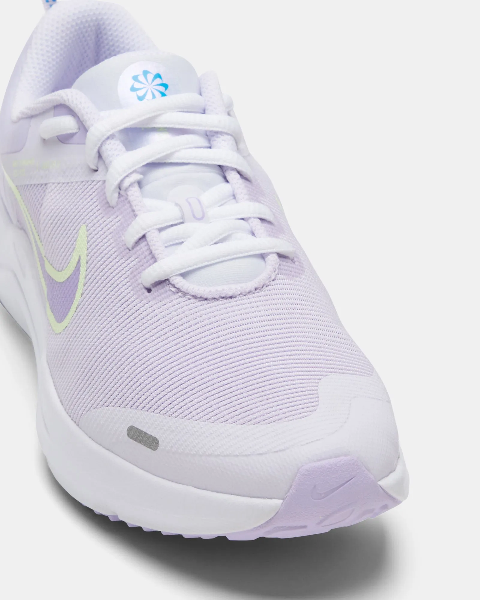 Nike Kinder Schuhe Downshifter 12 Grundschule Blasses Grau/Lila Blüte/Volt