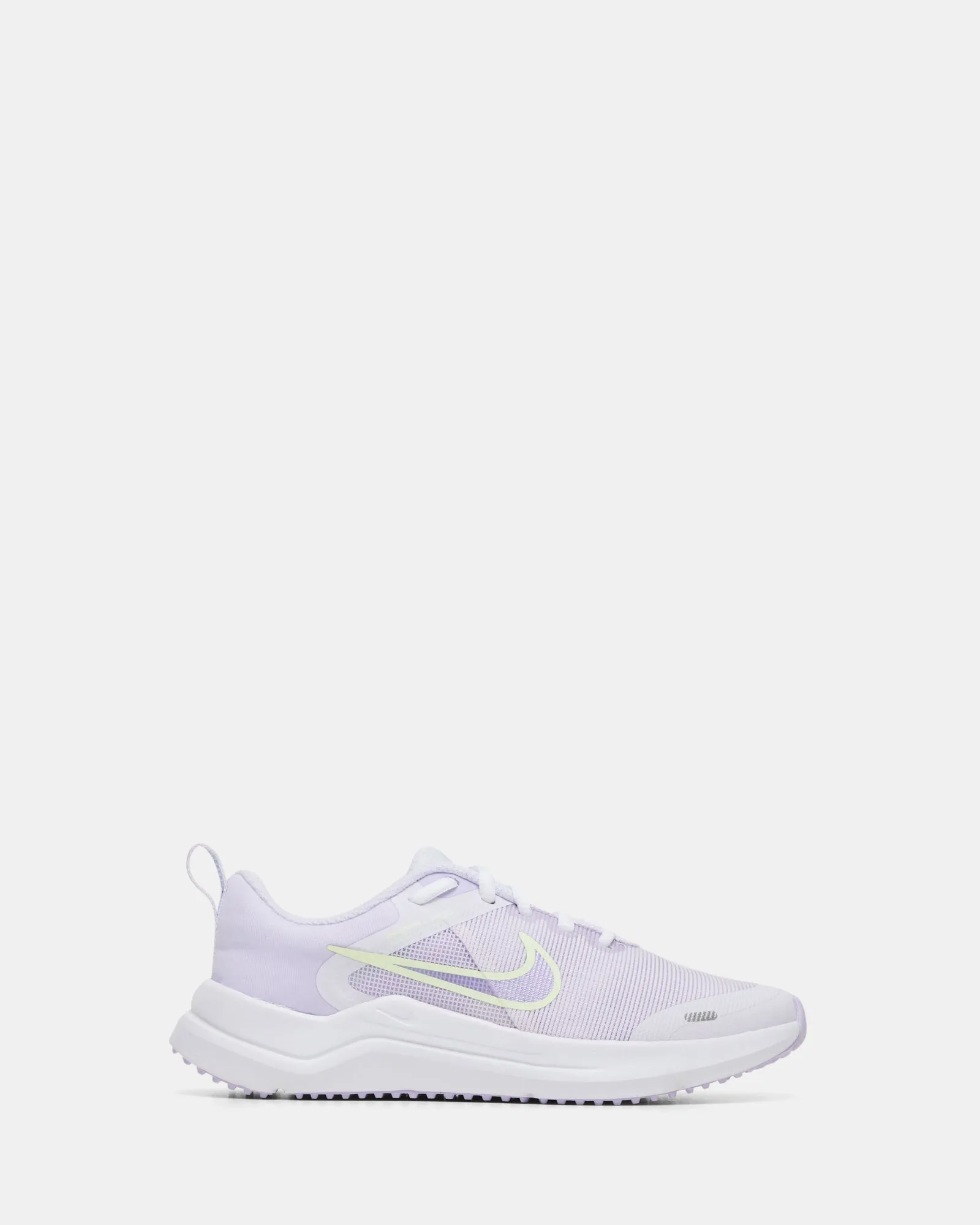 Nike Kinder Schuhe Downshifter 12 Grundschule Blasses Grau/Lila Blüte/Volt