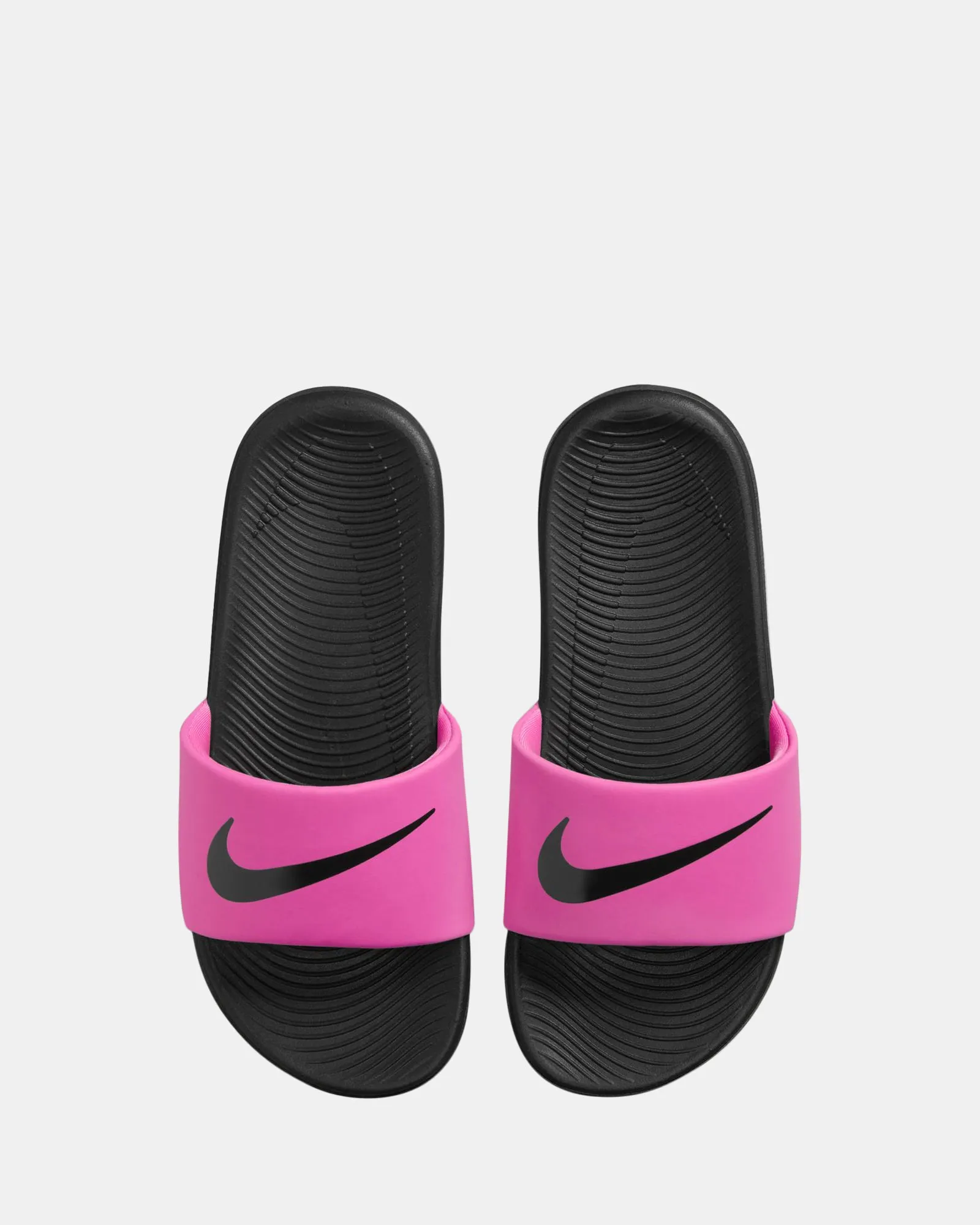 Nike Kinder-Schuhe Kawa Slide Laser Fuchsia/Schwarz/Weiß