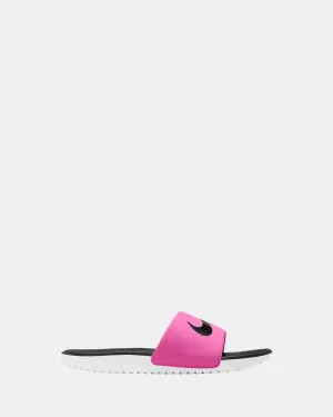 Nike Kinder-Schuhe Kawa Slide Laser Fuchsia/Schwarz/Weiß