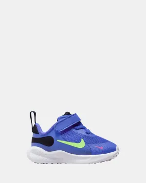 Nike Kinder Schuhe Revolution 7 Baby Ultramarin/Lime Blast/Weiß