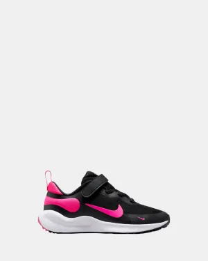 Nike Kinder Schuhe Revolution 7 Vorschule Schwarz/Knallrosa/Weiß