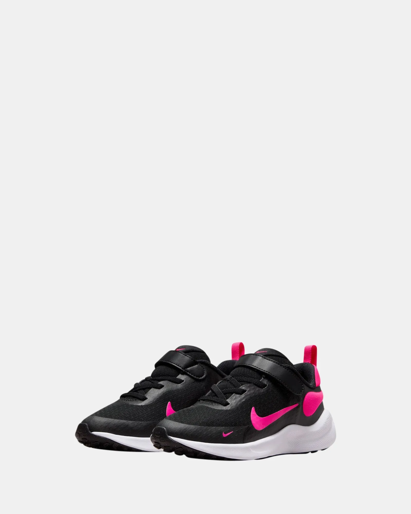 Nike Kinder Schuhe Revolution 7 Vorschule Schwarz/Knallrosa/Weiß