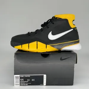 NIKE KOBE 1 PROTRO BLACK MAIZE SIZE 11 AQ2728-003