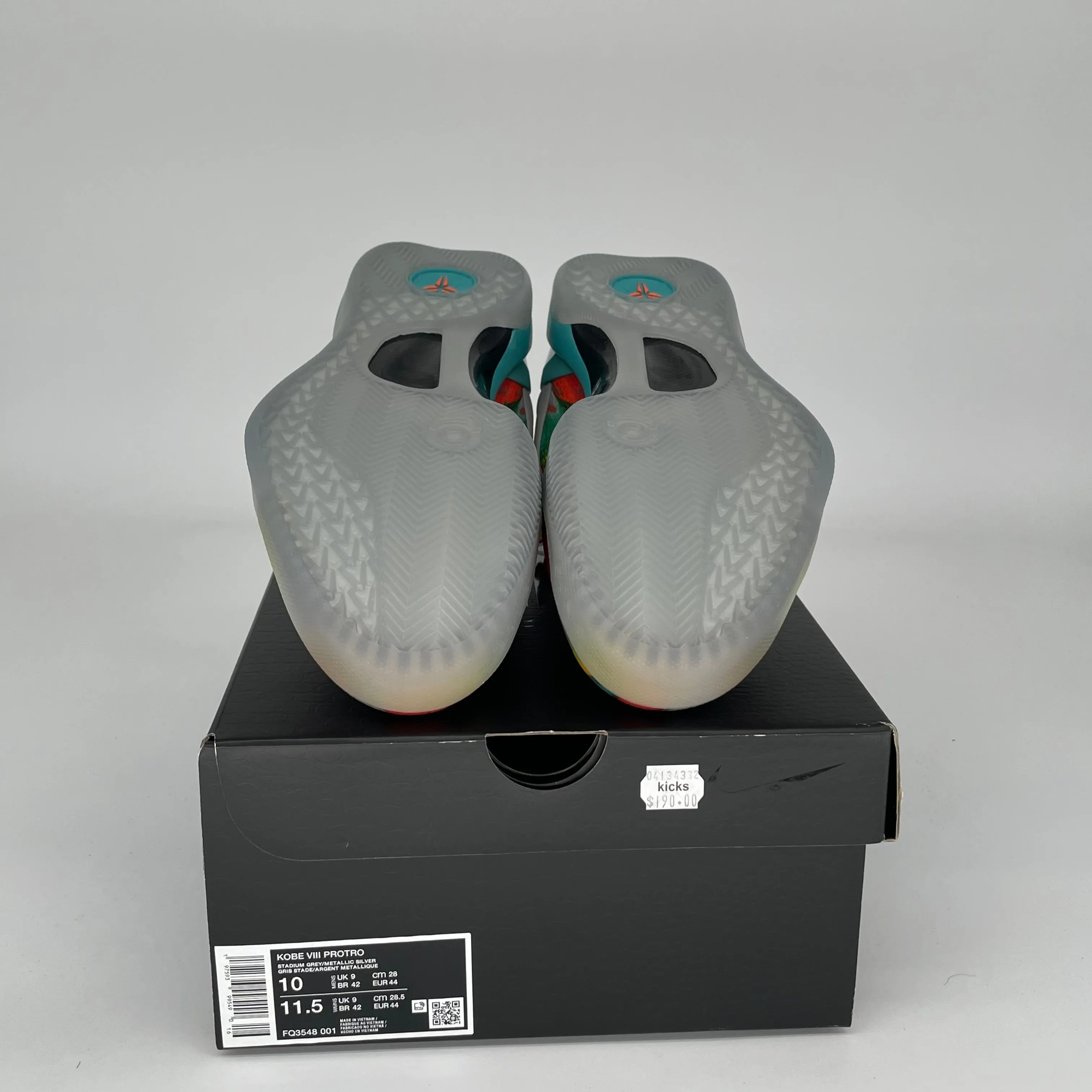 NIKE KOBE 8 PROTRO VENICE BEACH GRÖßE 10 FQ3548-001