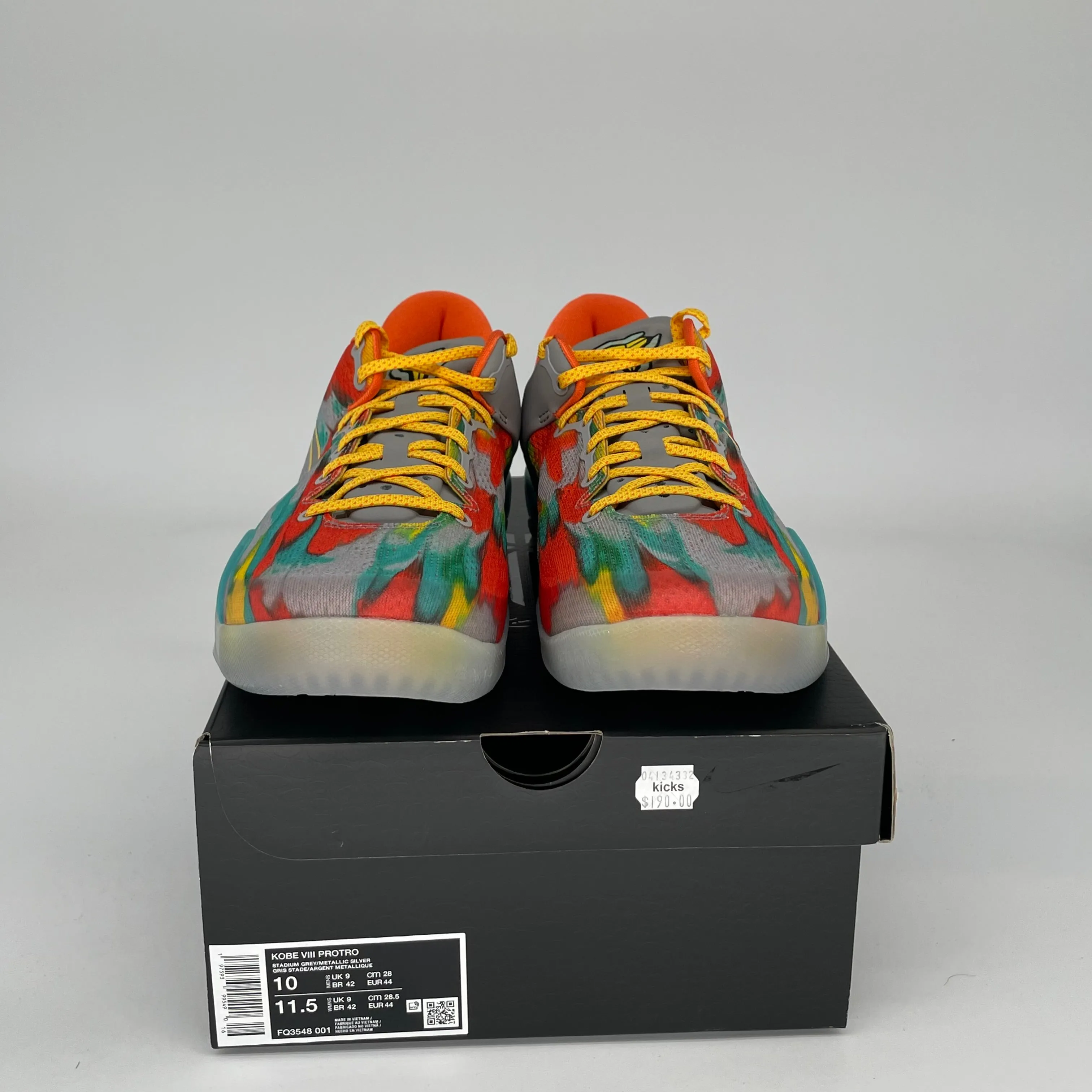 NIKE KOBE 8 PROTRO VENICE BEACH GRÖßE 10 FQ3548-001