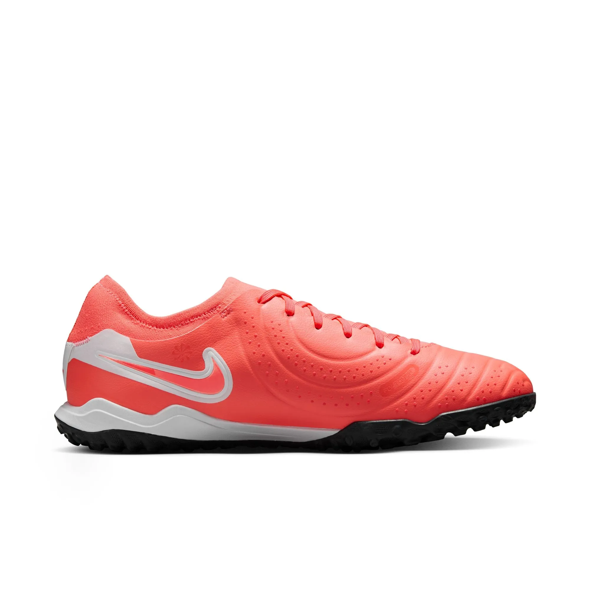 Nike React Legend 10 Pro TF Fußballschuh für Kunstrasen - Heiße Lava/Weiß