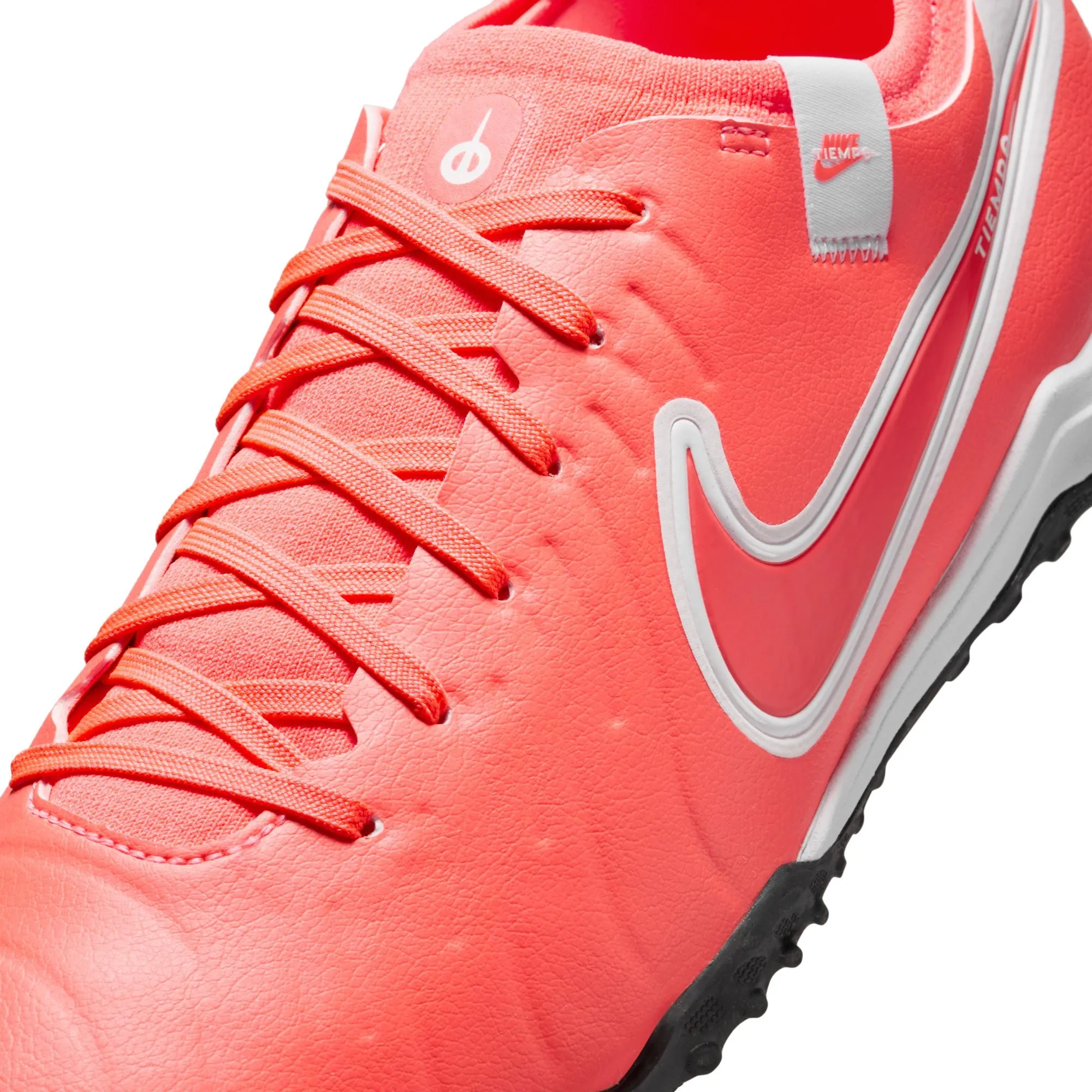 Nike React Legend 10 Pro TF Fußballschuh für Kunstrasen - Heiße Lava/Weiß