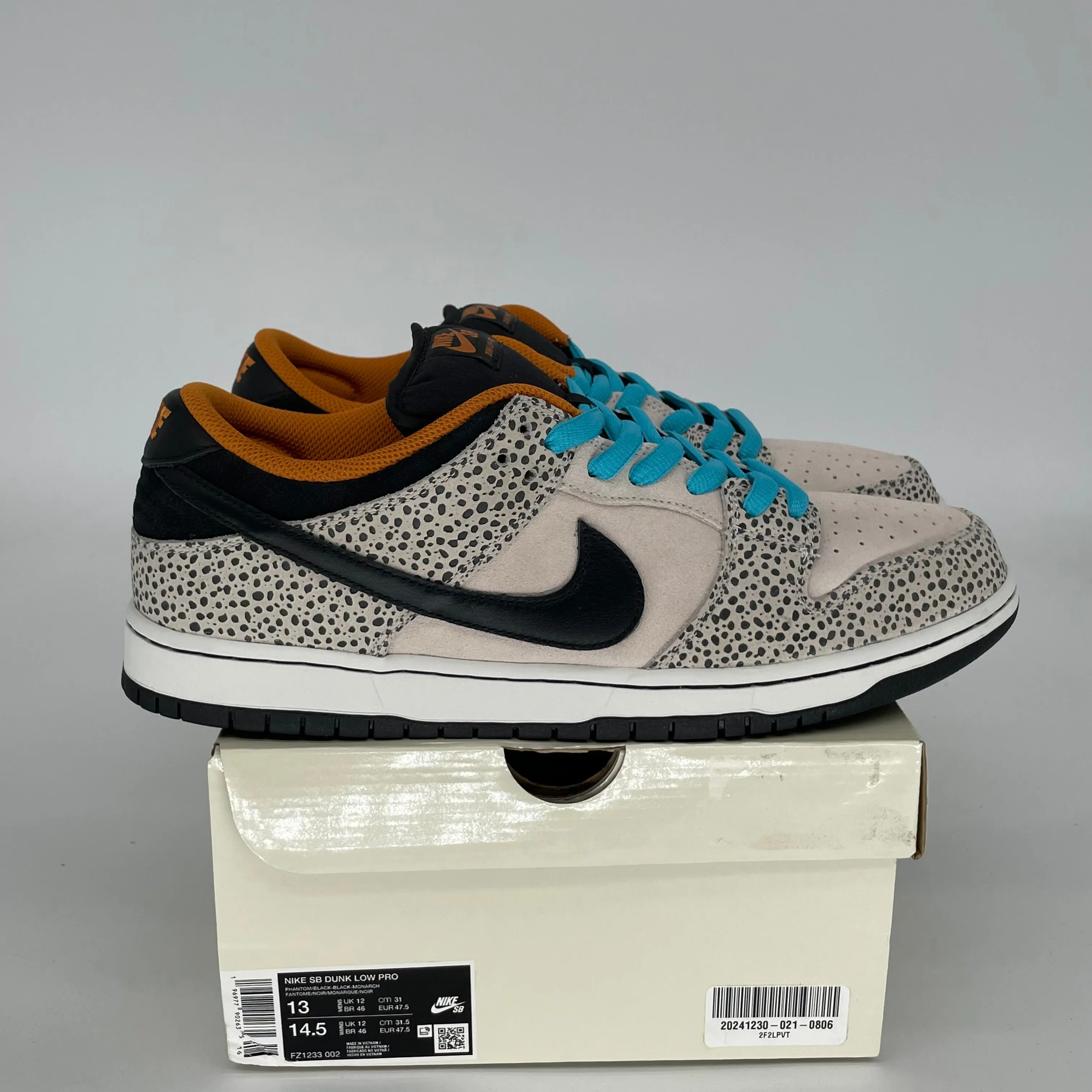 NIKE SB DUNK LOW ELECTRIC PACK OLYMPIC SAFARI GRÖSSE 13 FZ1233-002