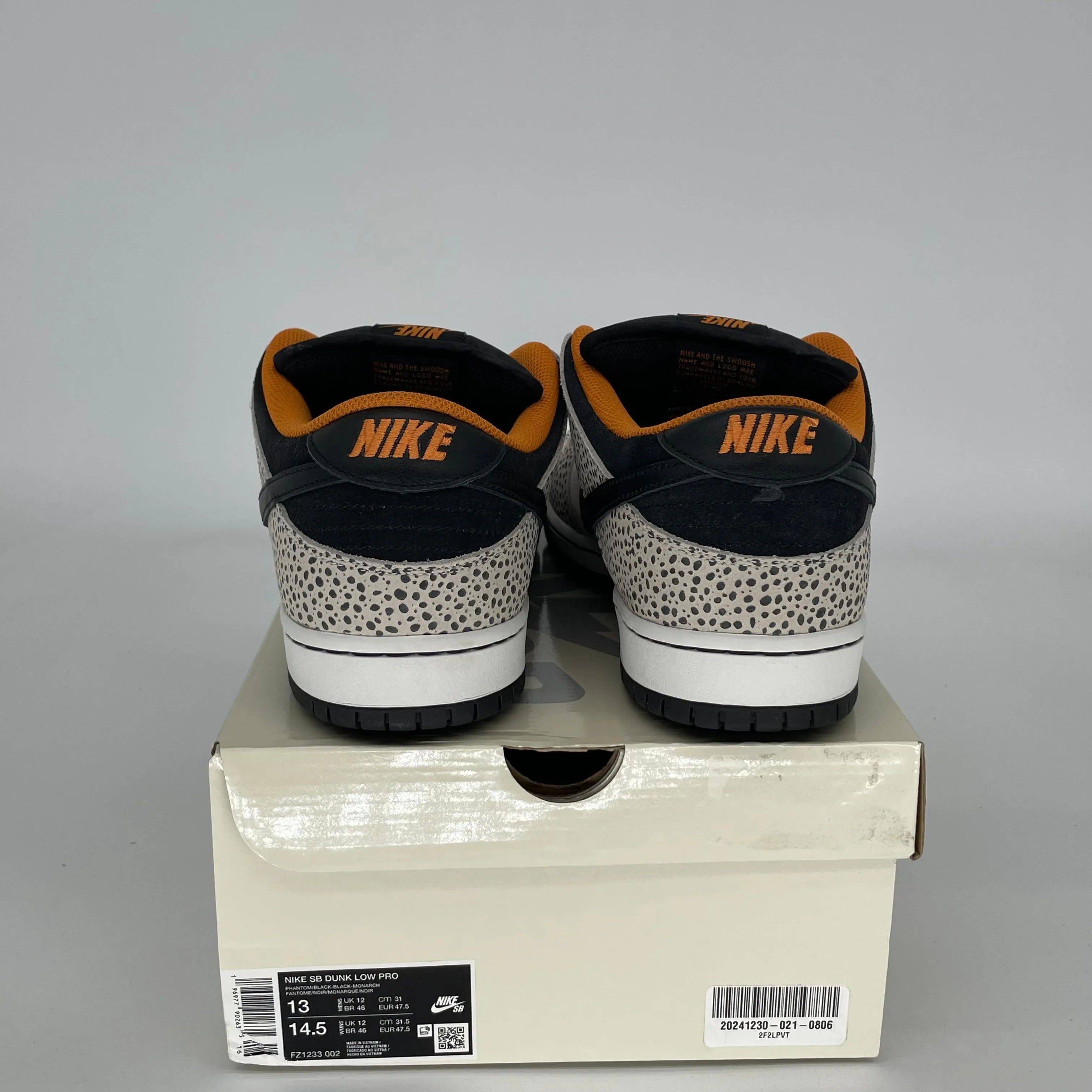 NIKE SB DUNK LOW ELECTRIC PACK OLYMPIC SAFARI GRÖSSE 13 FZ1233-002