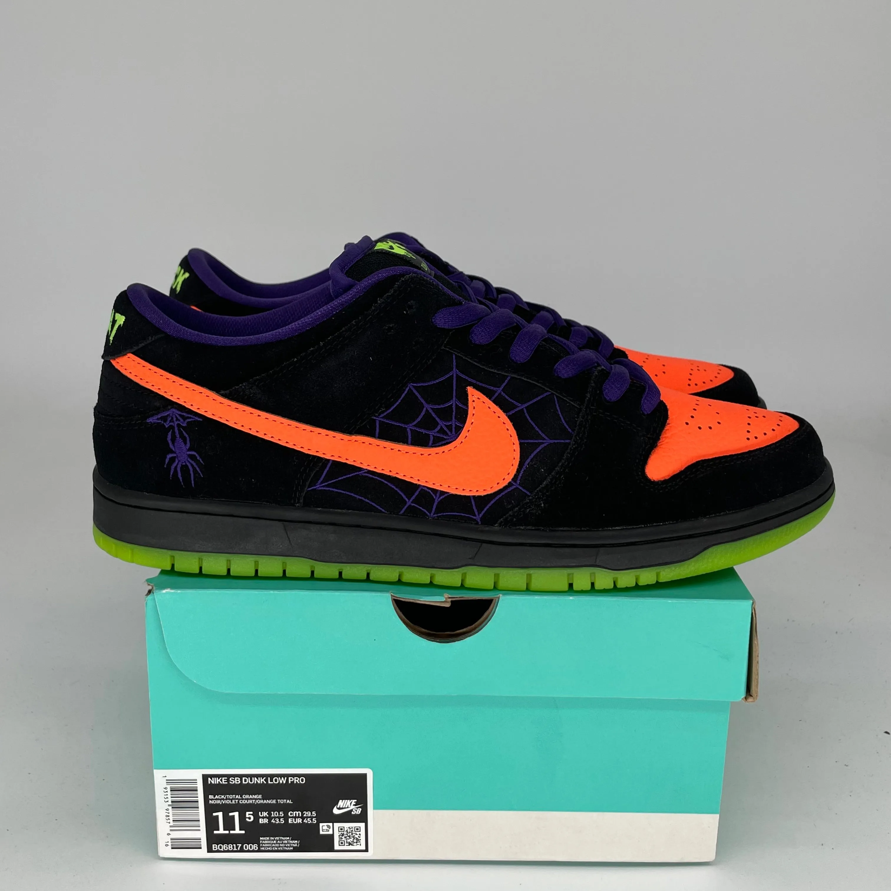 NIKE SB DUNK LOW NIGHT OF MISCHIEF GRÖSSE 11.5 BQ6817-006