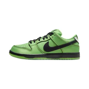 Nike SB Dunk Low Pro QS Powerpuff Girls Buttercup Bösartiges Grün Schwarzer Lotus Rosa Nike Dunk