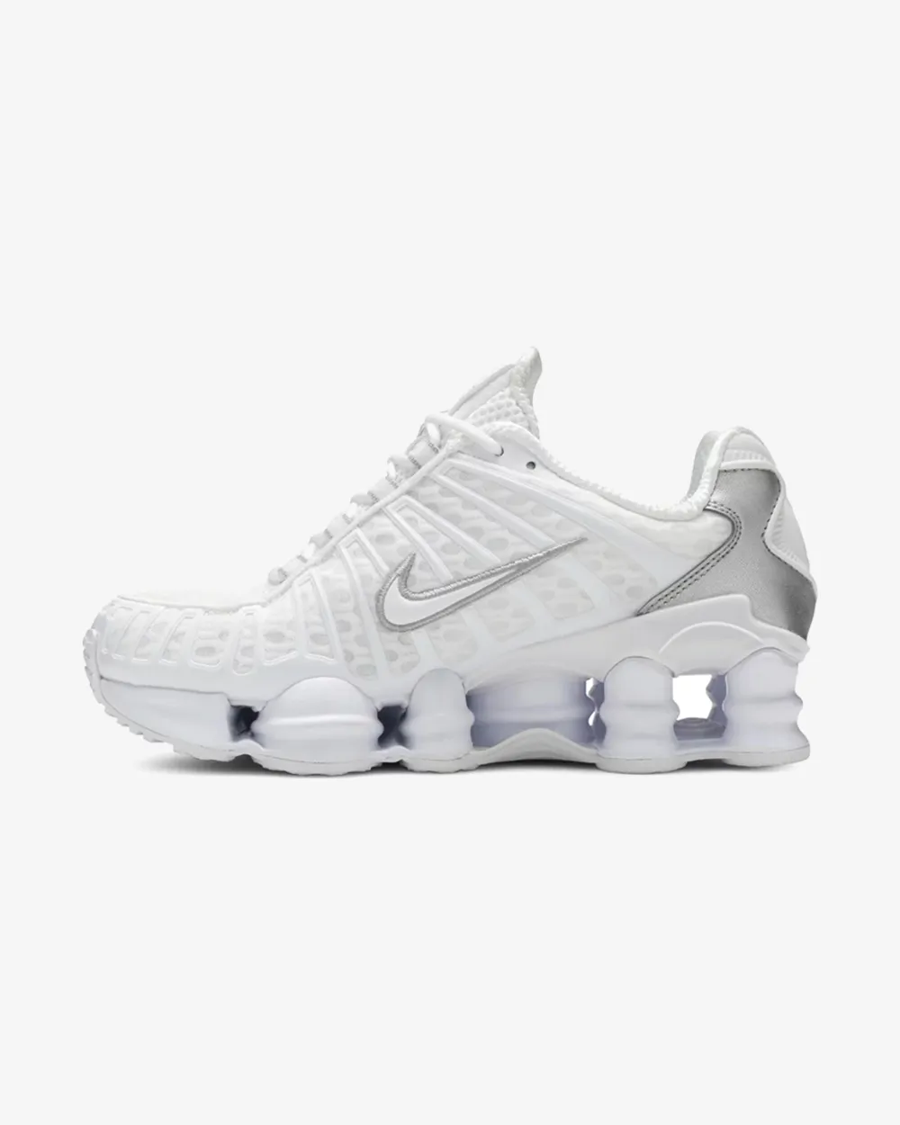 NIKE SHOX TL WEIß METALLIC SILBER