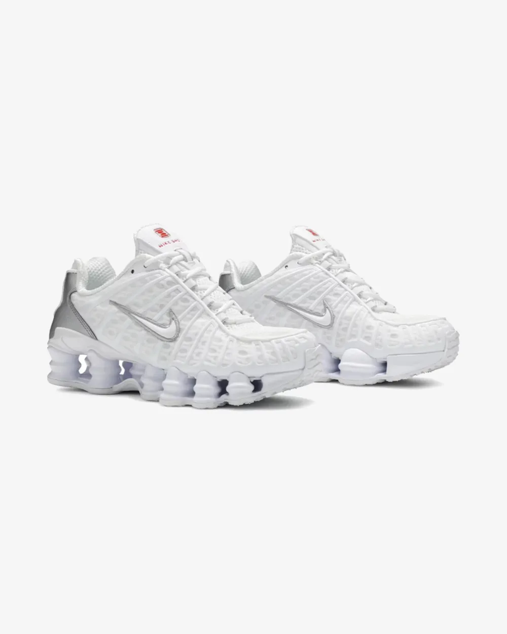 NIKE SHOX TL WEIß METALLIC SILBER