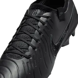 Nike Tiempo Legend 10 Elite FG Fußballschuhe für festen Untergrund - Schwarz/Schwarz tiefes Dschungelgrün