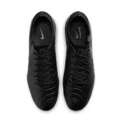 Nike Tiempo Legend 10 Elite FG Fußballschuhe für festen Untergrund - Schwarz/Schwarz tiefes Dschungelgrün