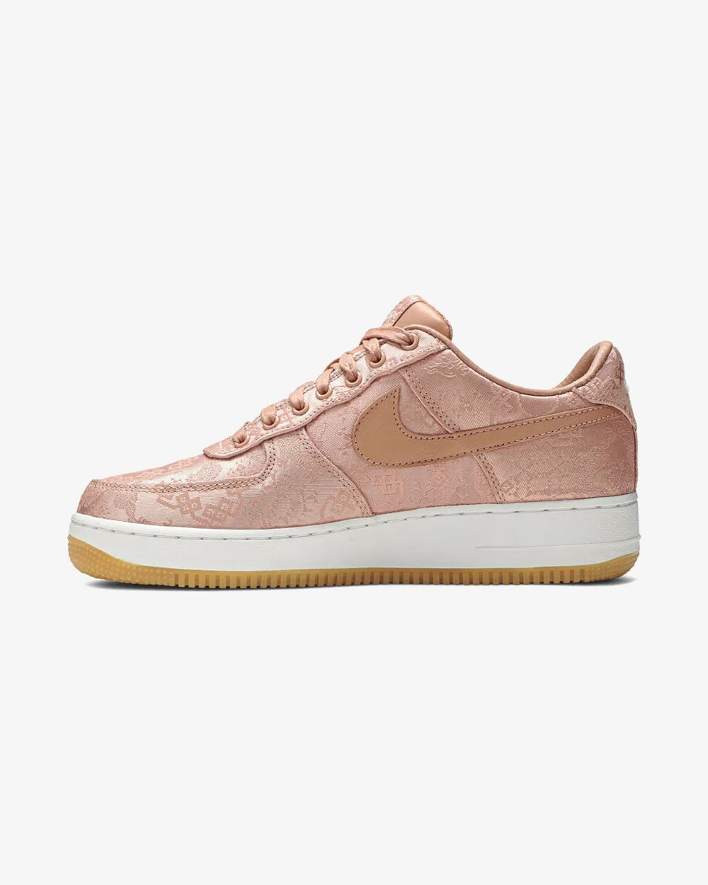 NIKE X CLOT AIR FORCE1 ROSÉGOLD SEIDE