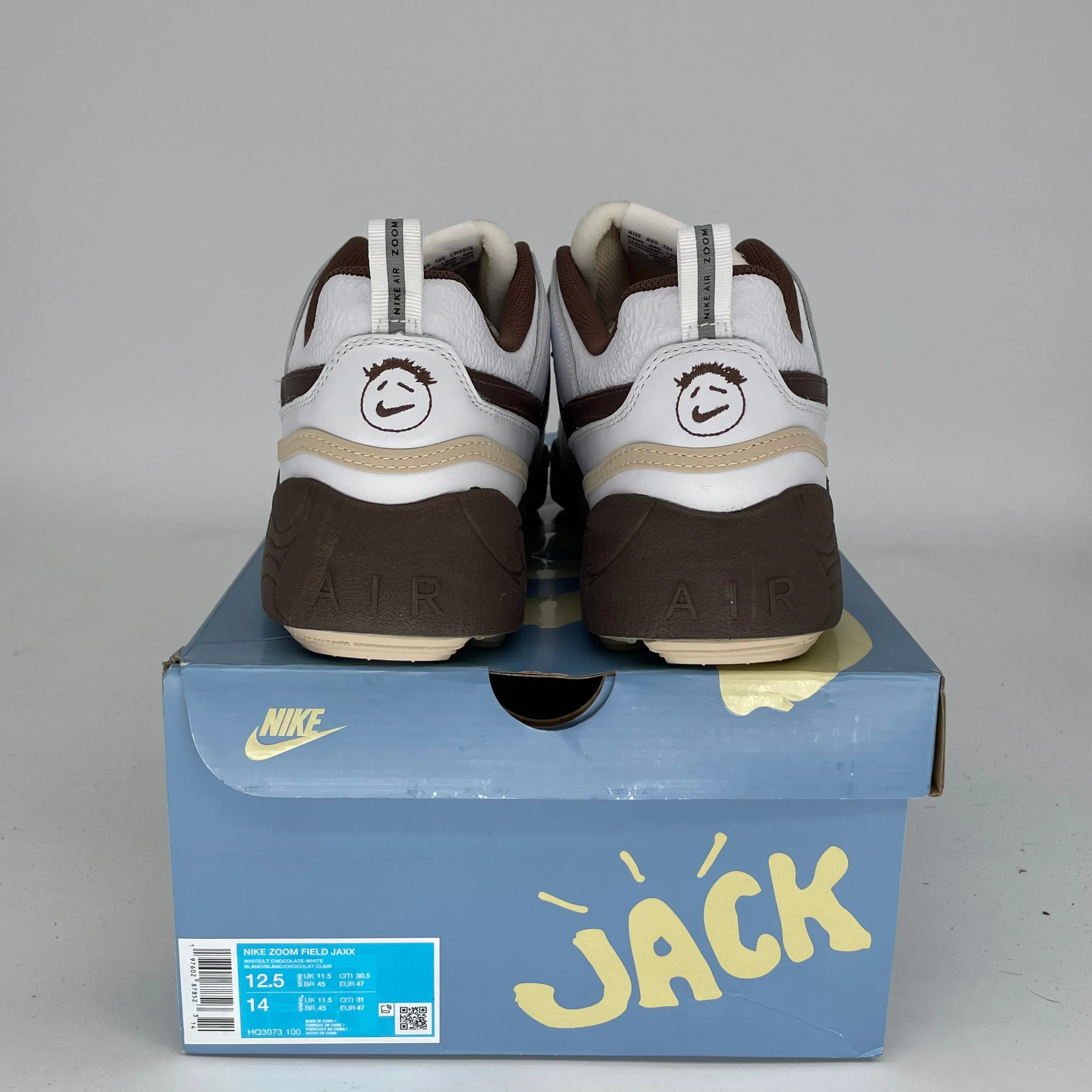 NIKE ZOOM FIELD JAXX TRAVIS SCOTT HELLSCHOKOLADE GRÖSSE 12.5 HQ3073-100