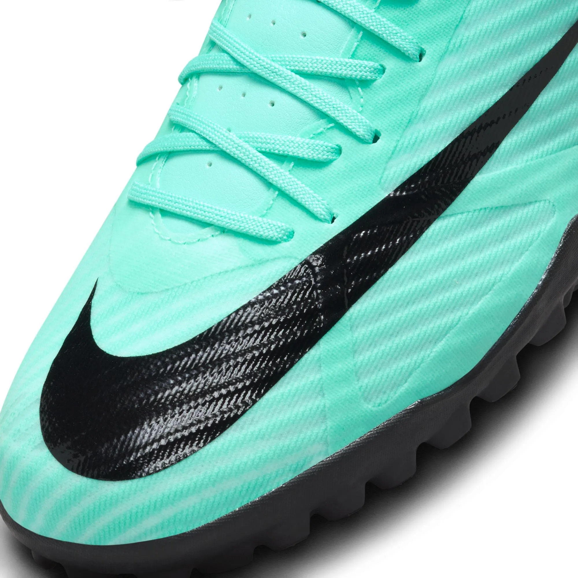 Nike Zoom Mercurial Vapor 15 Academy TF Fußballschuhe für Kunstrasen - Hyper Türkis/Fuchsia Dream Schwarz