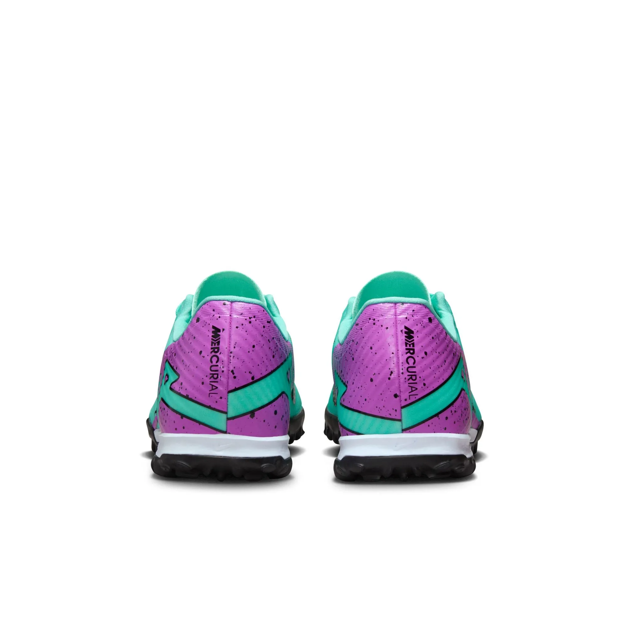 Nike Zoom Mercurial Vapor 15 Academy TF Fußballschuhe für Kunstrasen - Hyper Türkis/Fuchsia Dream Schwarz
