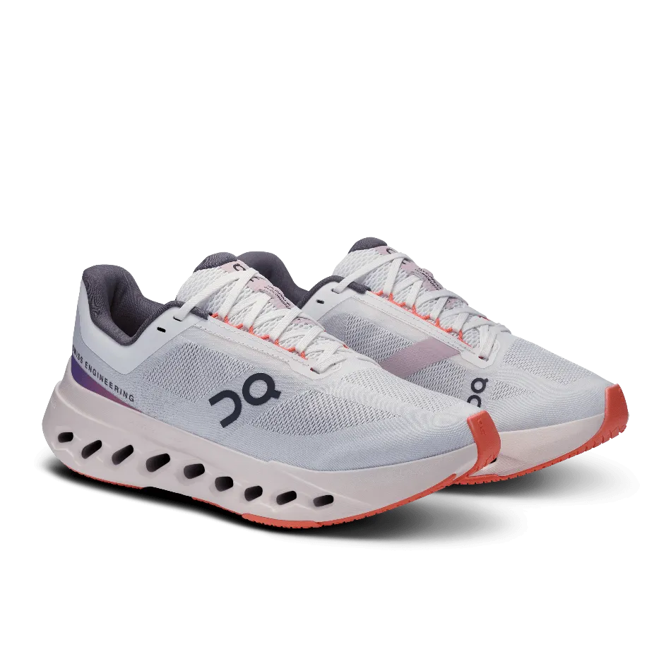 On Cloudsurfer Next Damen-Laufschuhe in Weiß Flame AW24