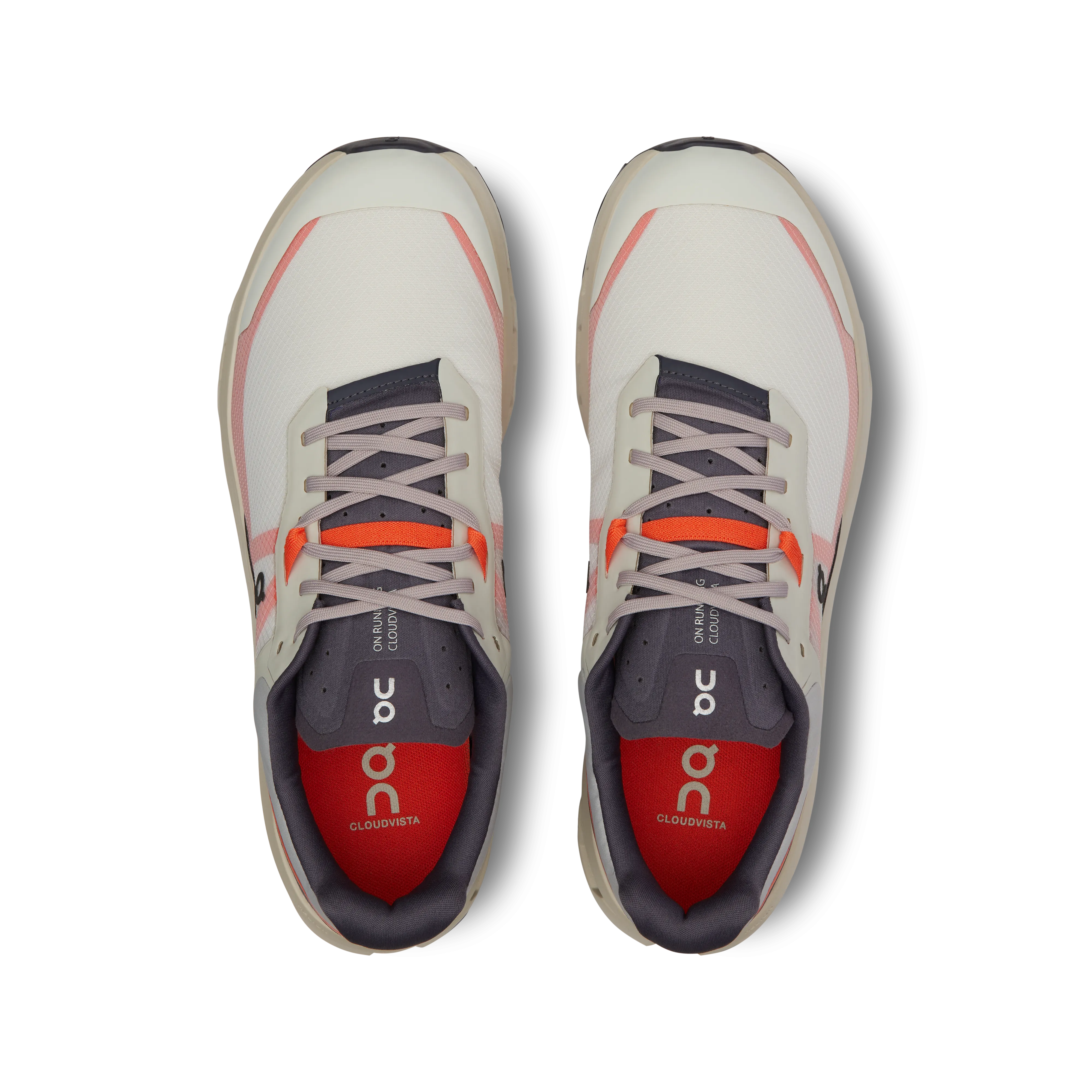On Cloudvista 2 Herren Trailrunning-Schuhe Eis/ Flamme