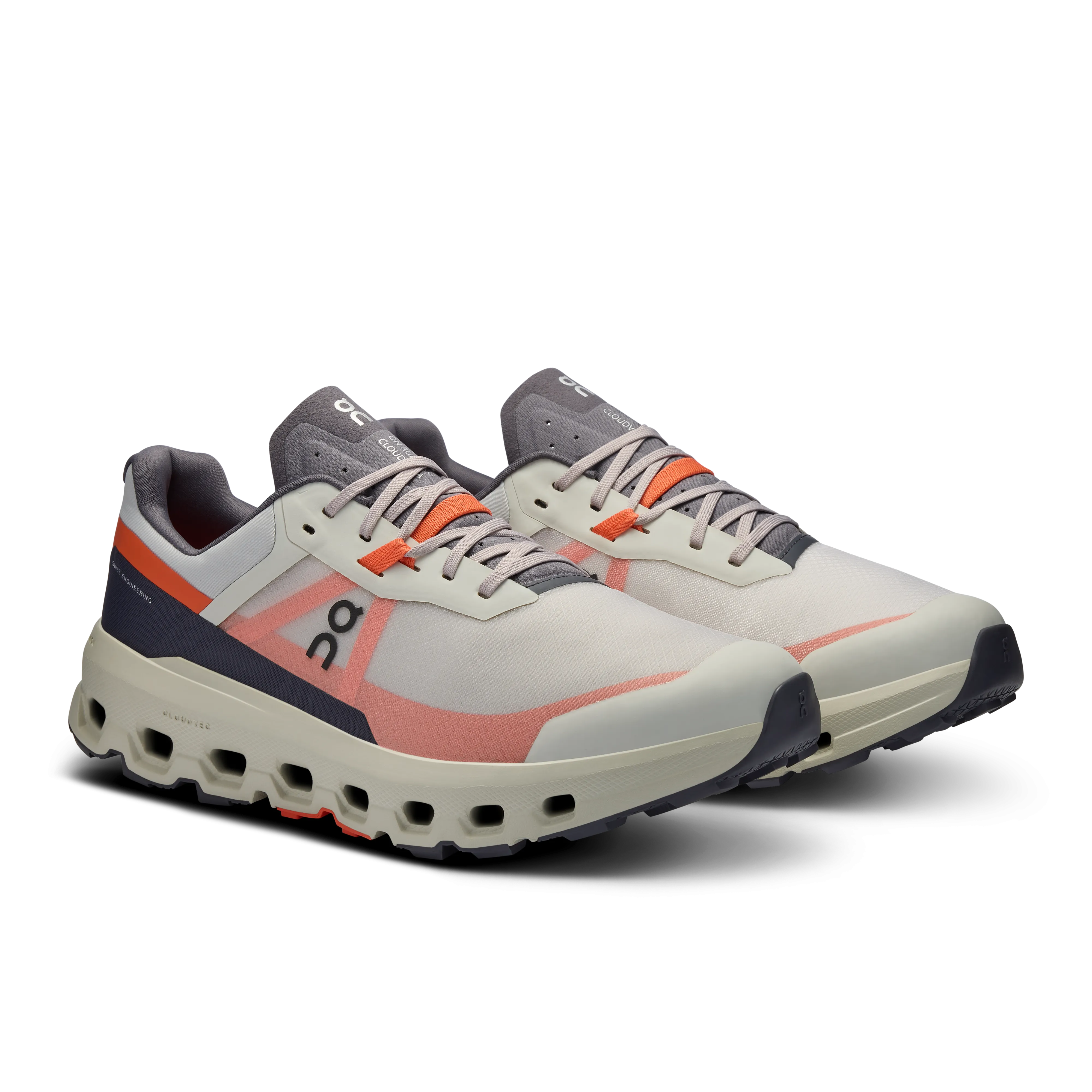 On Cloudvista 2 Herren Trailrunning-Schuhe Eis/ Flamme