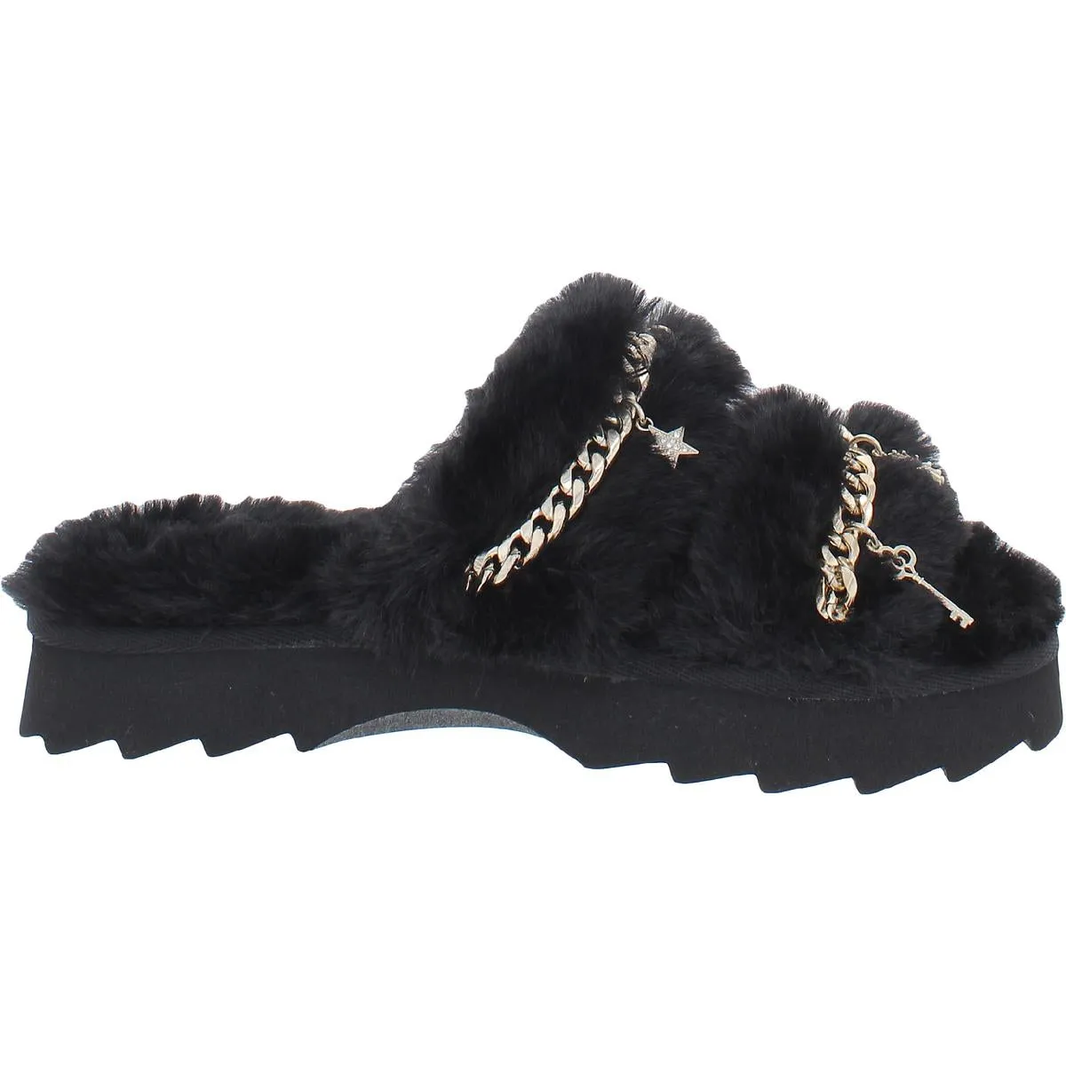Paiygef Damen Faux-Fur Schlupf-Sandalen Ecco Schuhe