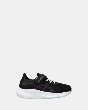 Patriot 13 Vorschule Schwarz/Tiefes Mauve Asics Schuhe