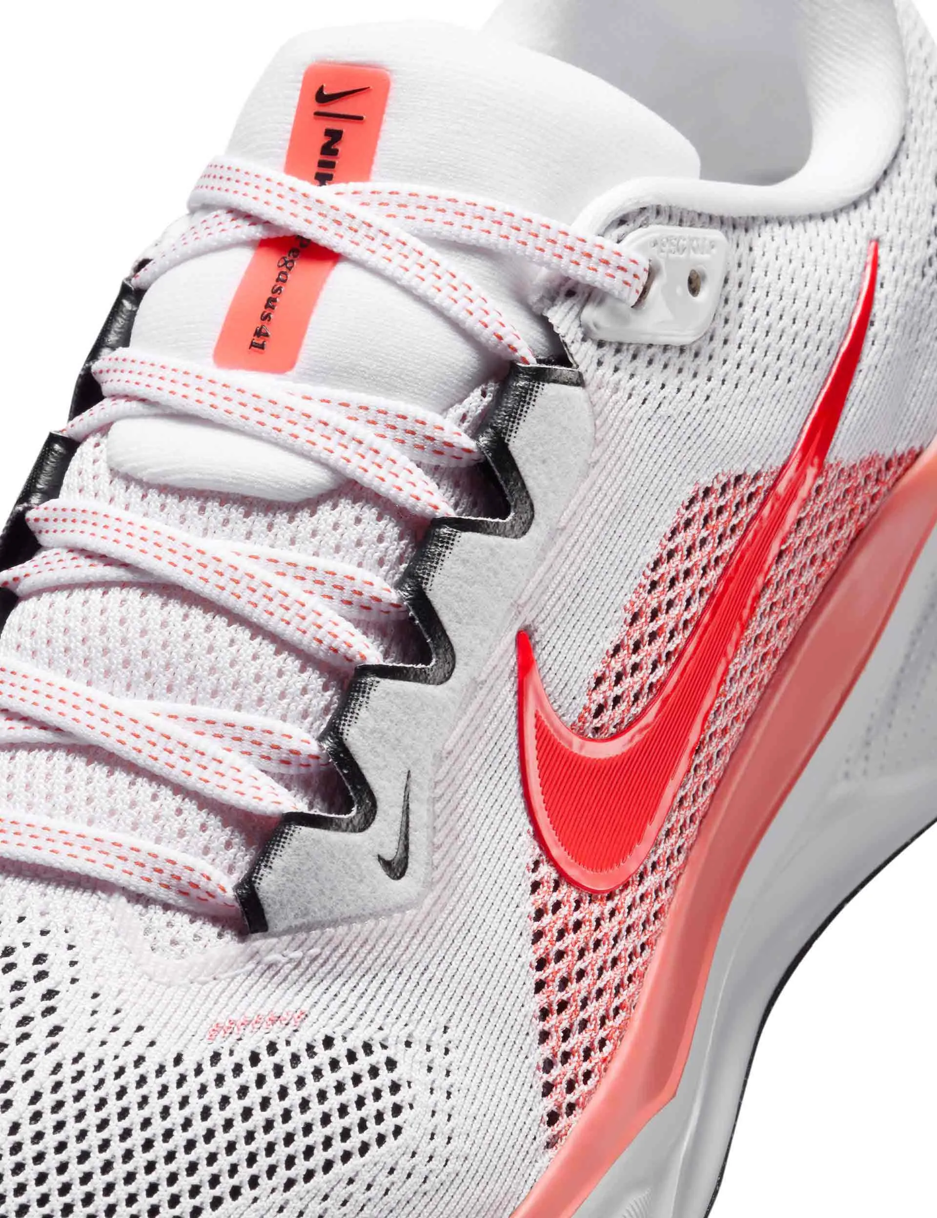 Pegasus 41 Schuhe - Weiß/Knalliges Karmesinrot/Magische Glut/Schwarz Schuhe_Nike_Trainer