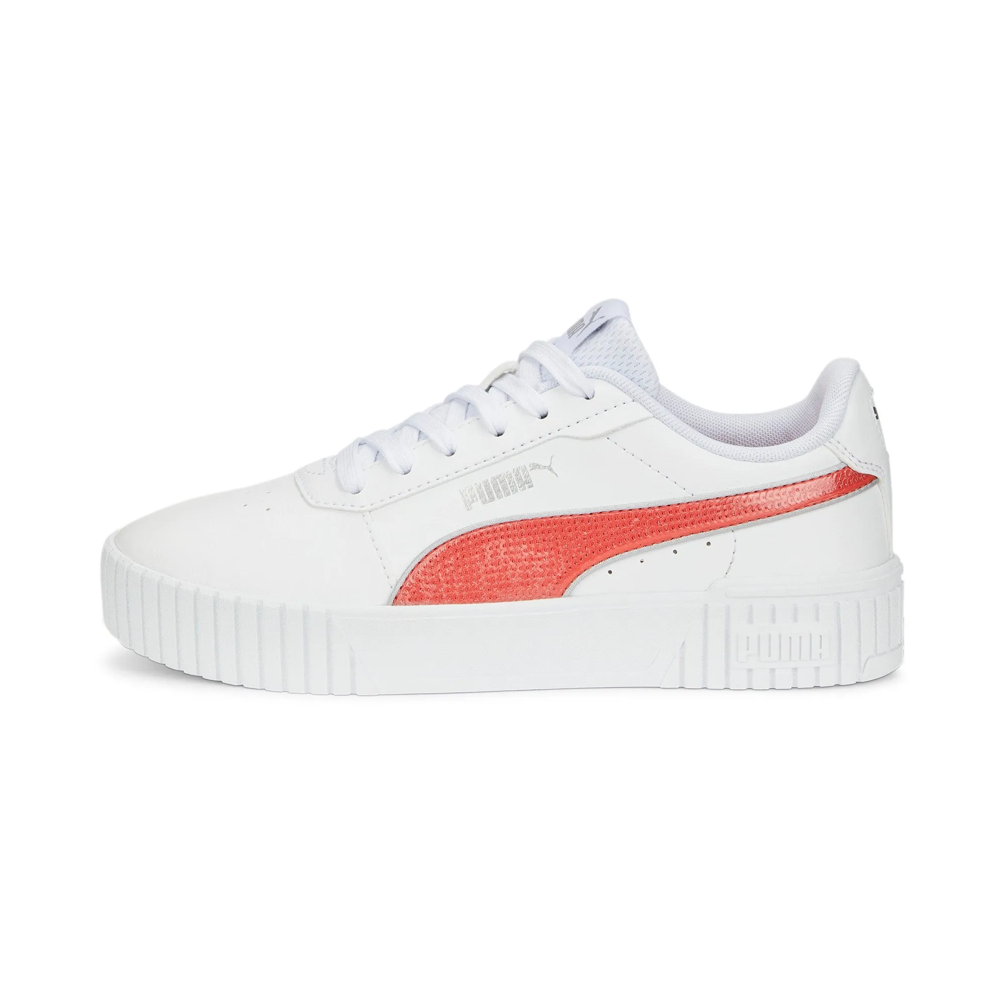PUMA Junior Mädchen Carina 2.0 Glitzer Sneakers Große Hey Dude Schuhe