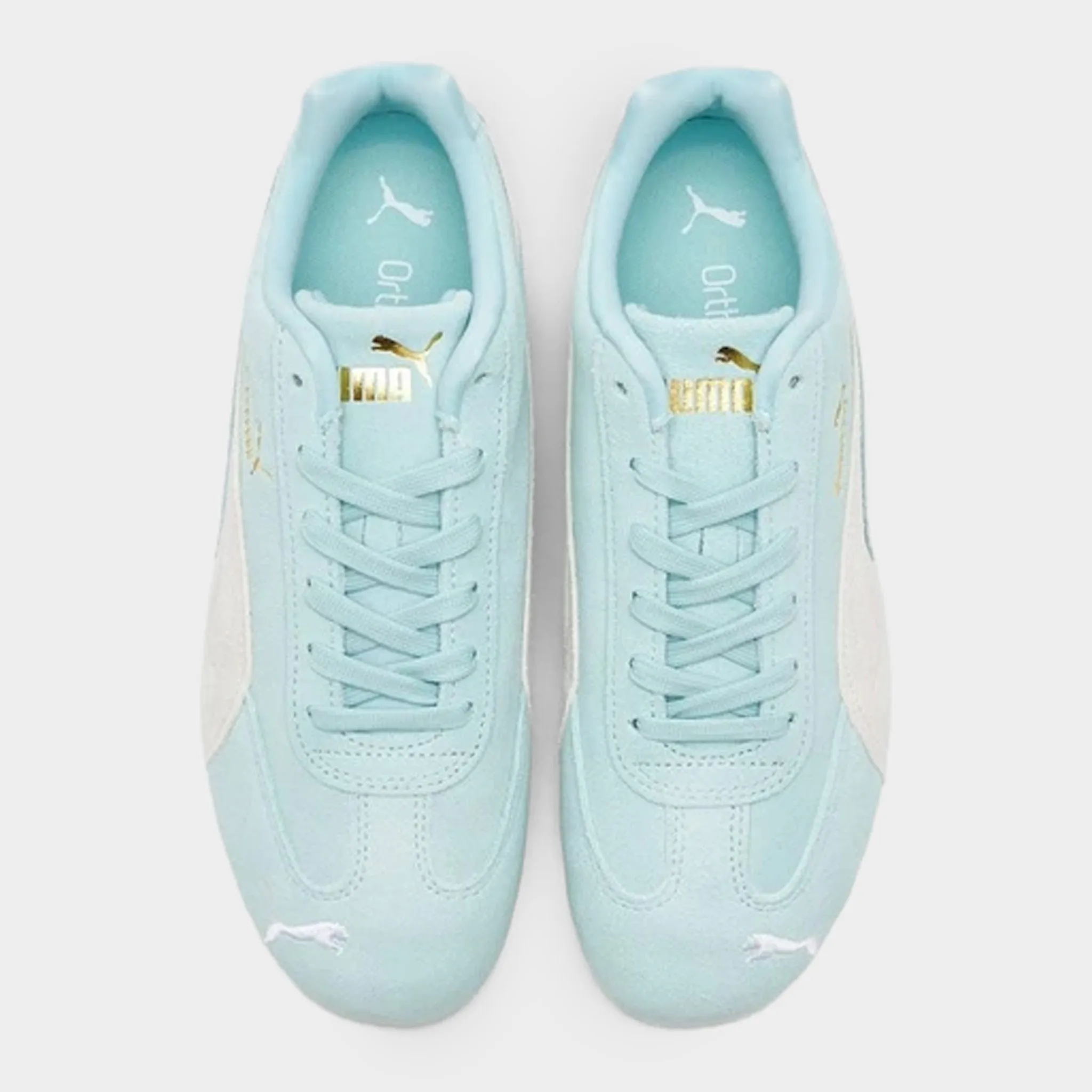 Puma Juniors' Speedcat OG Safe Lake / Weiße Puma-Schuhe