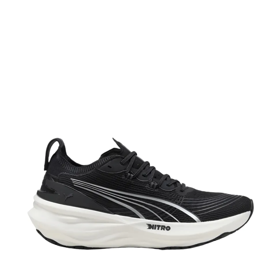 Puma Herren ForeverRun NITRO 2 Laufschuhe in PUMA Schwarz/PUMA Weiß SS25