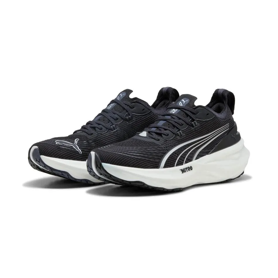 Puma Herren ForeverRun NITRO 2 Laufschuhe in PUMA Schwarz/PUMA Weiß SS25