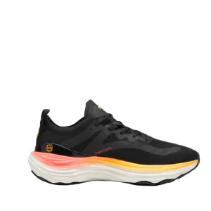 Puma Herren ForeverRun NITRO Laufschuhe in Schwarz-Sonnenstrom-Sonnenuntergangsglühen AW24