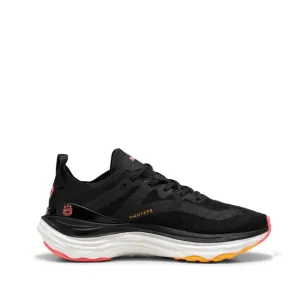 Puma Damen ForeverRun NITRO in Schwarz-Sonnenstrom-Sonnenuntergangsglühen AW24 Schuhe_Puma-Laufschuhe