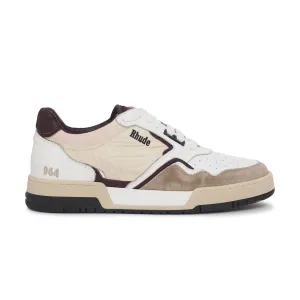 Racing Sneaker 'Weiß Bordeaux'
