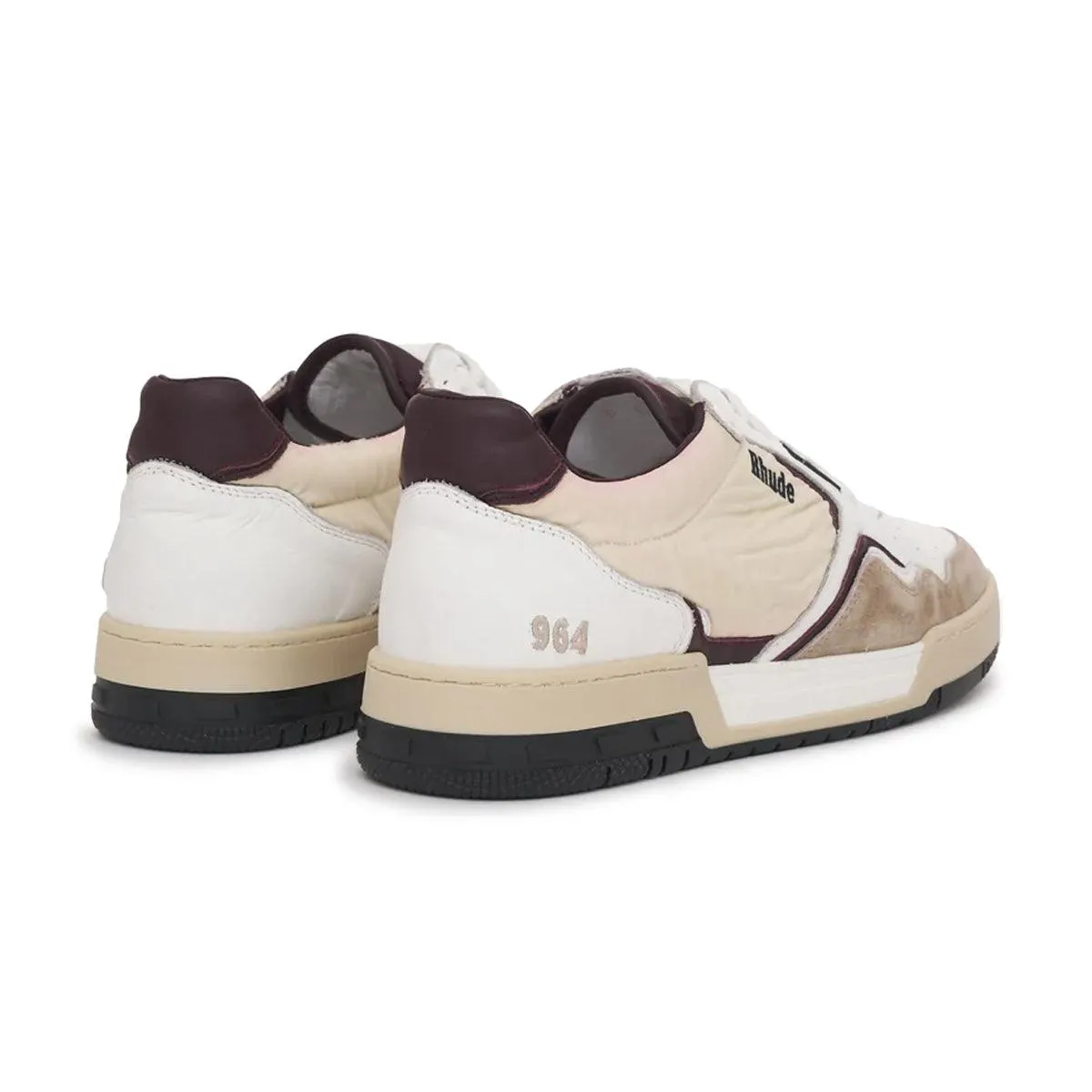 Rennschuh 'Weiß Maroon'