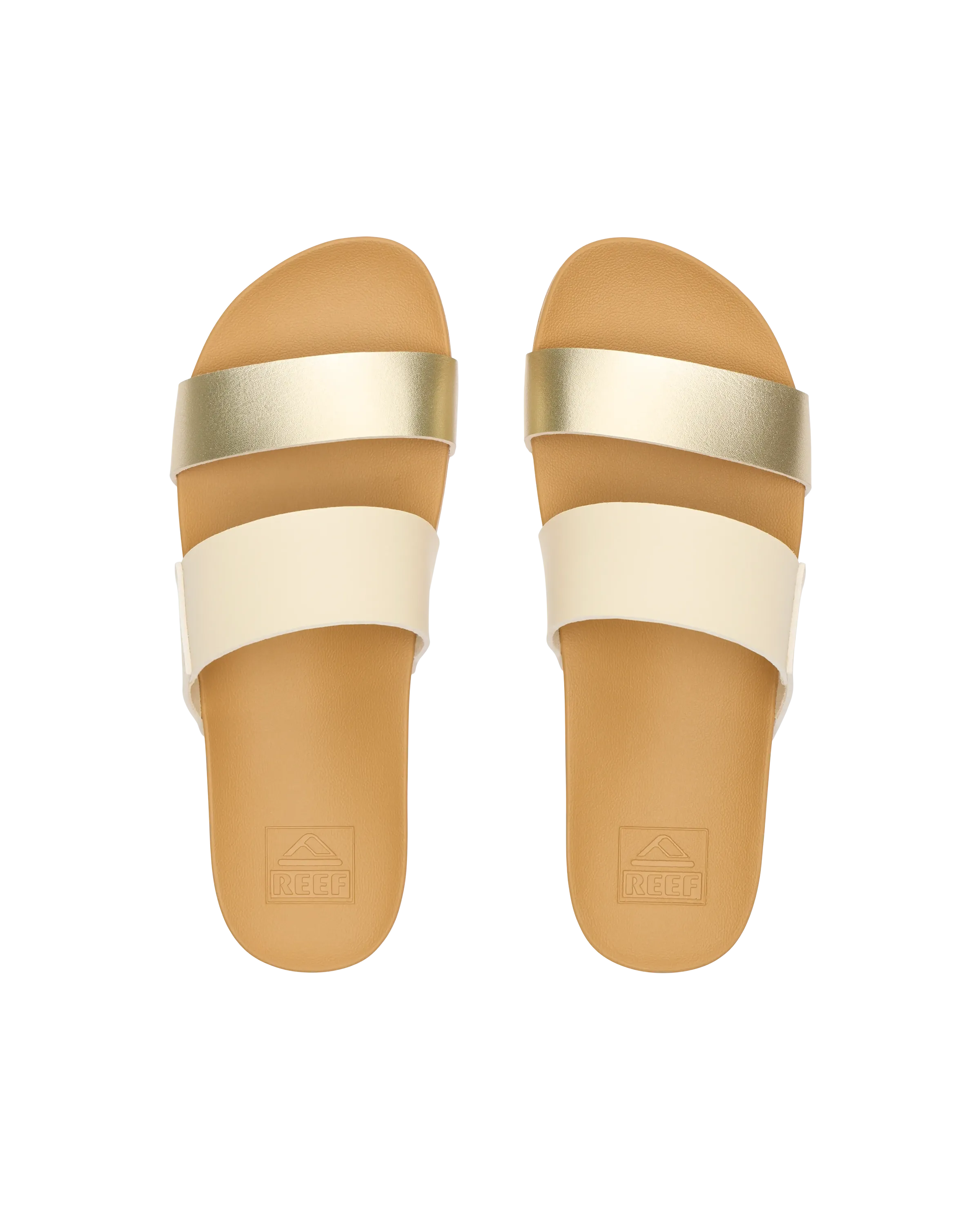 Reef Shoes Cushion Vista Sandalen in Vintage & Gold