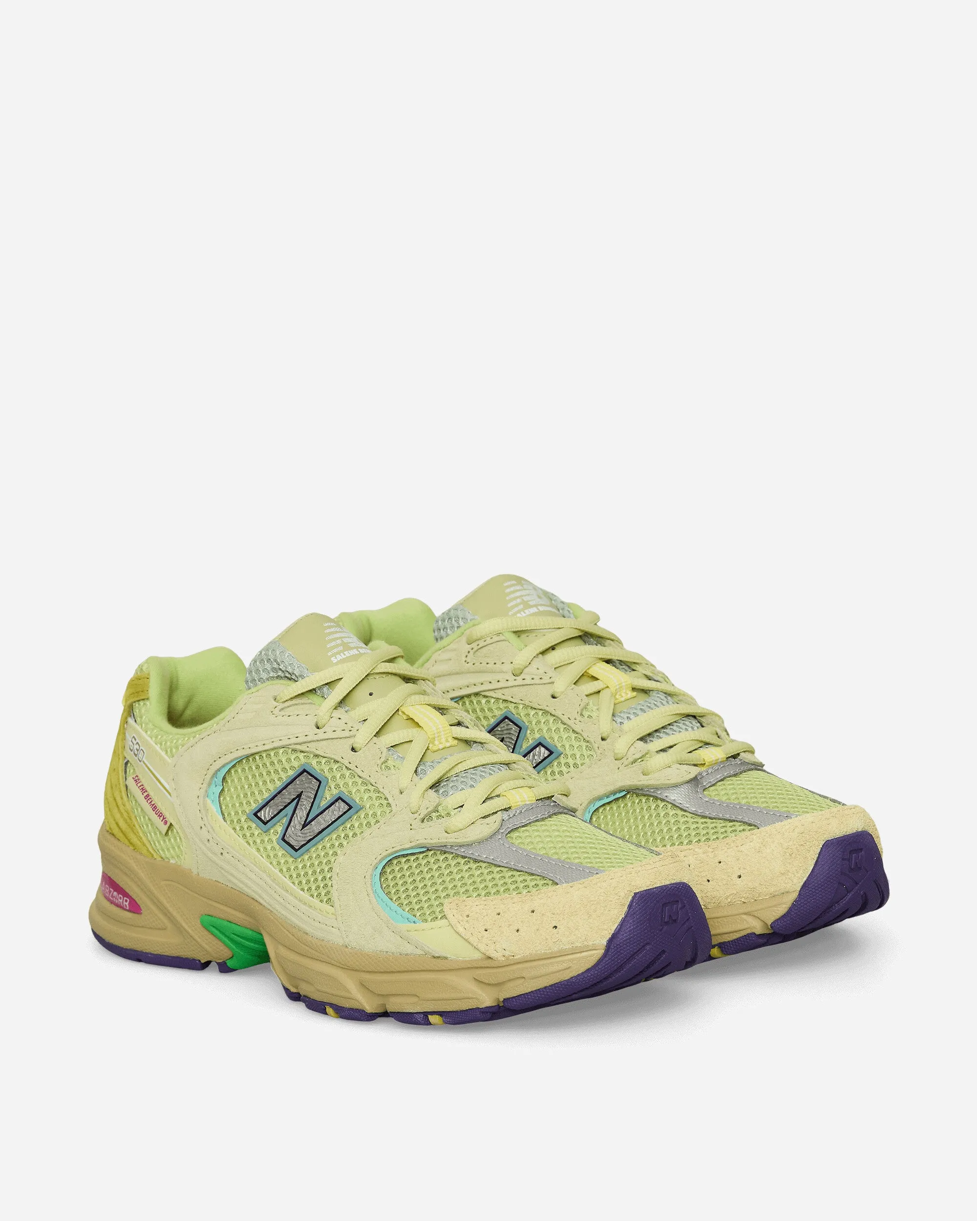 Salehe Brembury 530 Sneakers Staubgelb / Selleriegrün