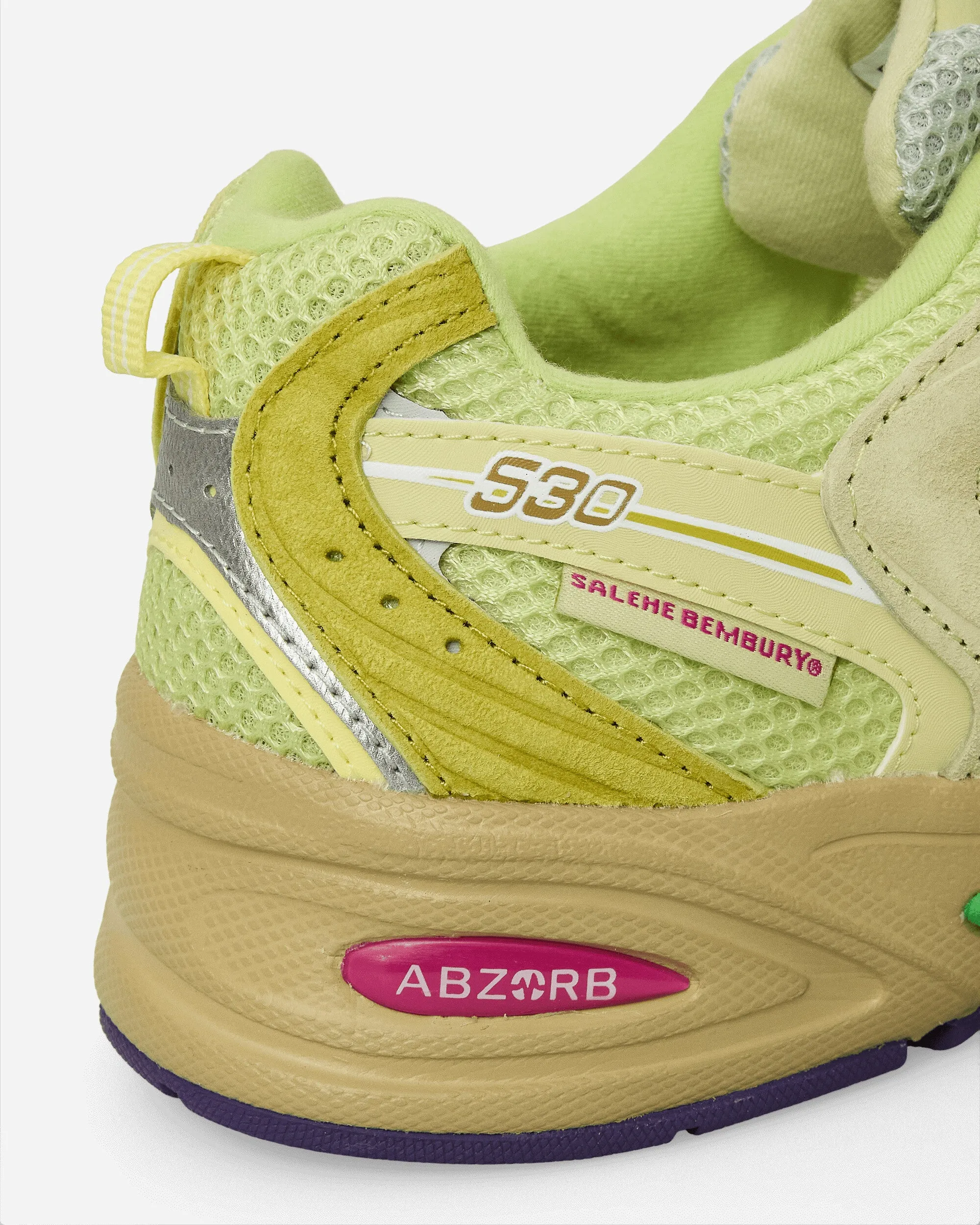Salehe Brembury 530 Sneakers Staubgelb / Selleriegrün