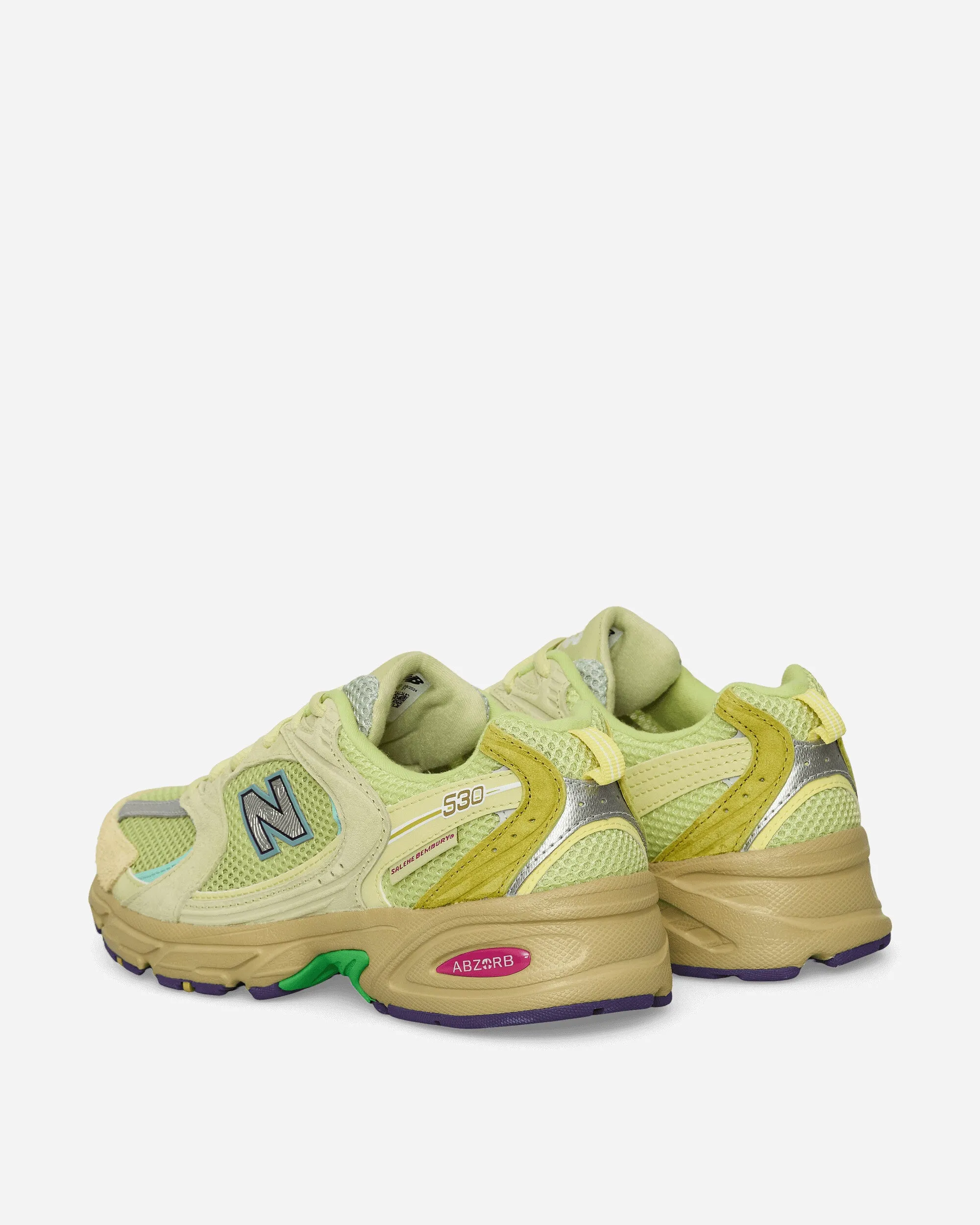 Salehe Brembury 530 Sneakers Staubgelb / Selleriegrün