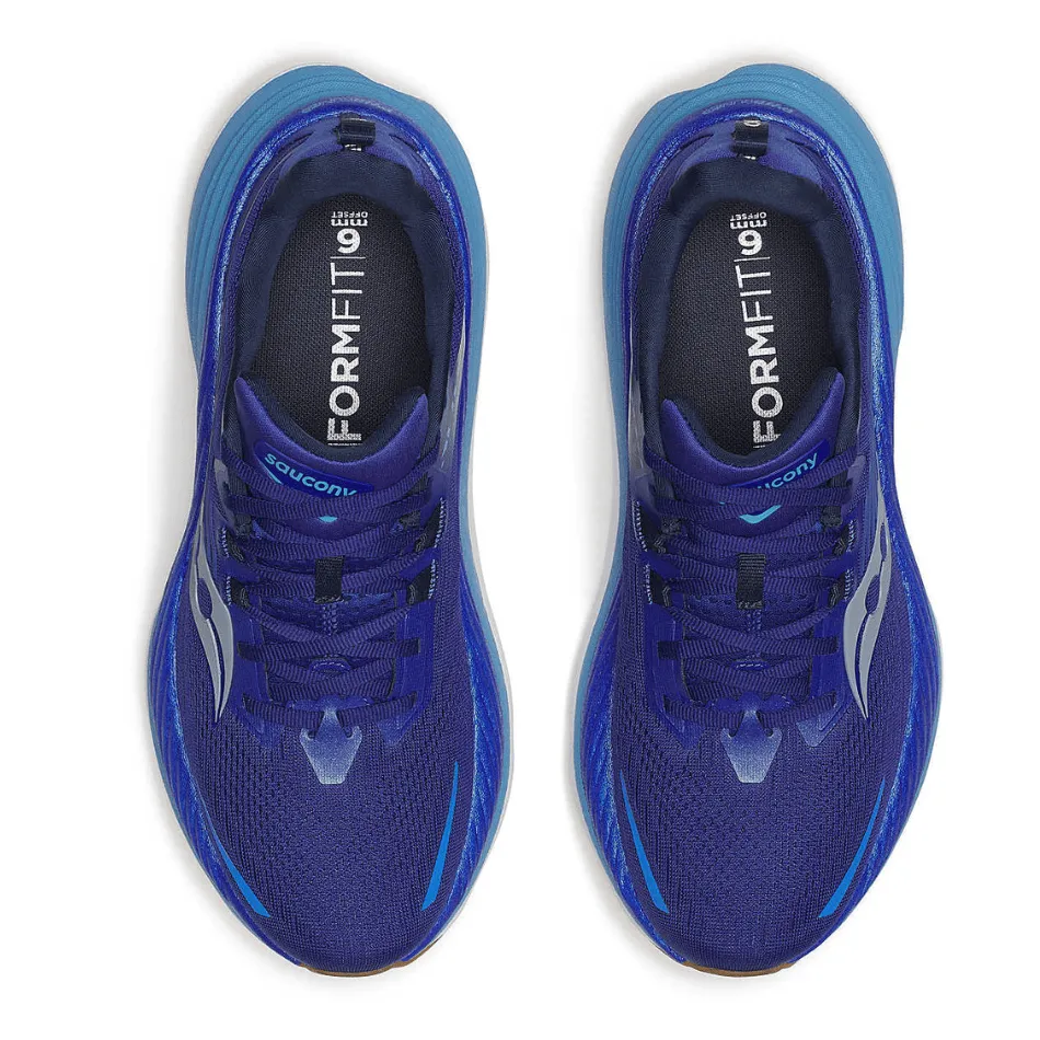 Saucony Herren Hurricane 24 Laufschuhe in Azurit SS25
