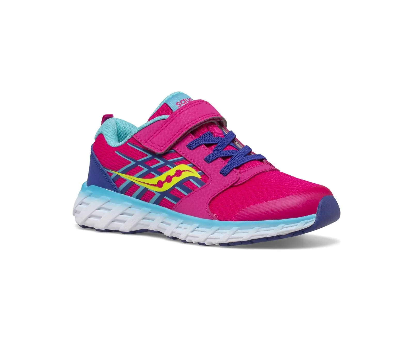 Saucony Schuhe Wind A/C 2.0 Rosa/Blau/Grün (10,5c-3,5j)