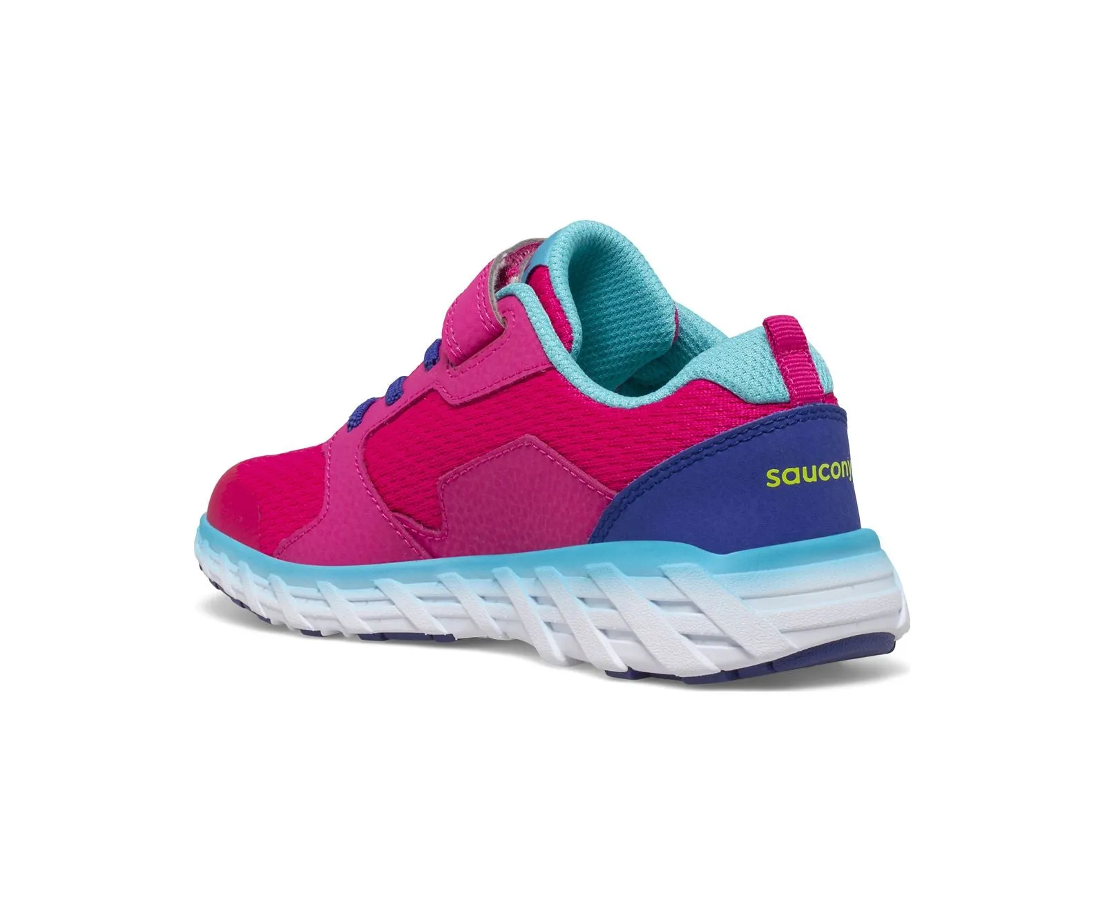 Saucony Schuhe Wind A/C 2.0 Rosa/Blau/Grün (10,5c-3,5j)