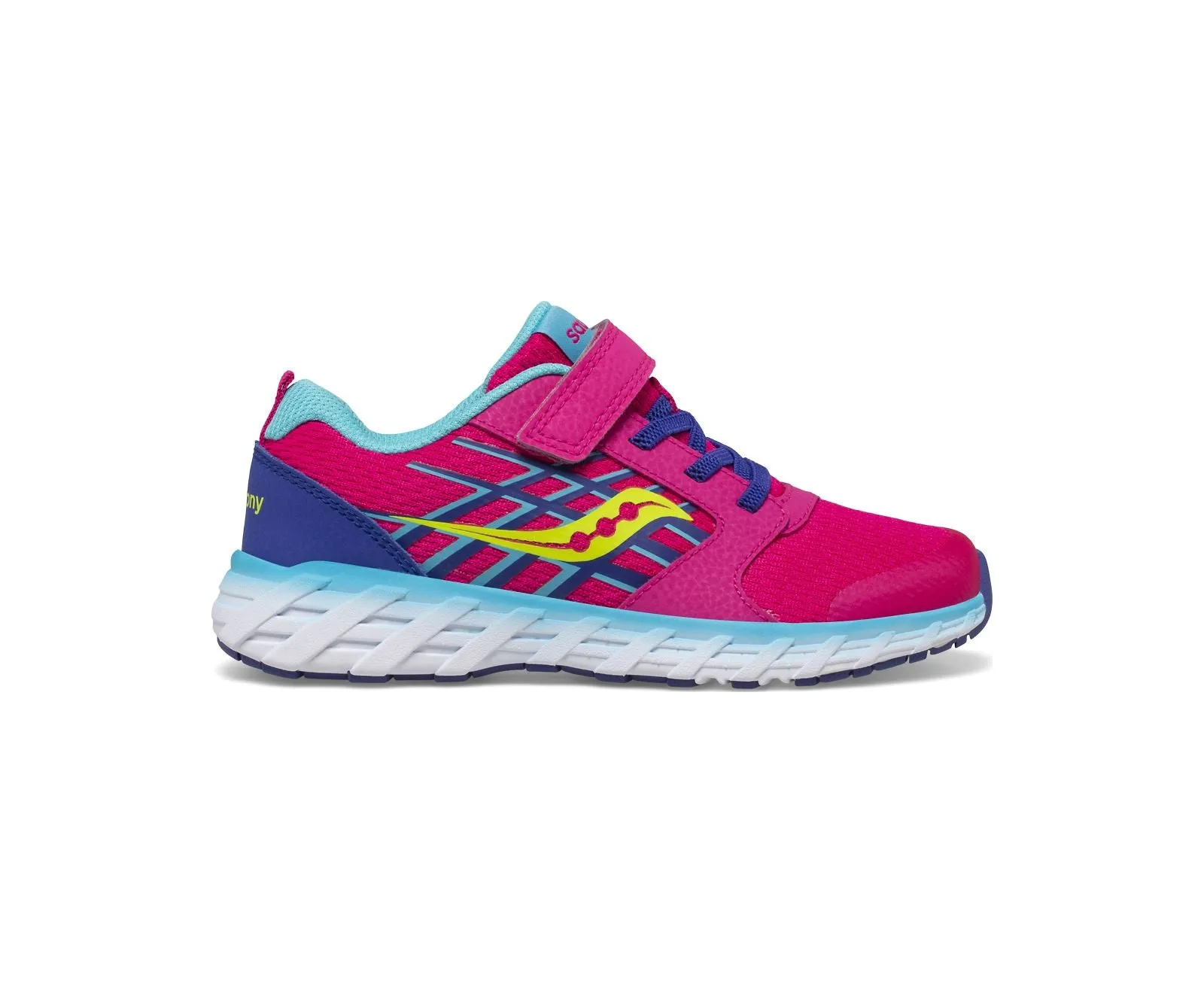 Saucony Schuhe Wind A/C 2.0 Rosa/Blau/Grün (10,5c-3,5j)